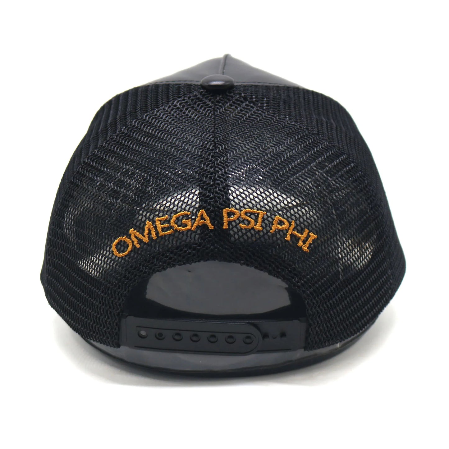 1911 Leather trucker snapback