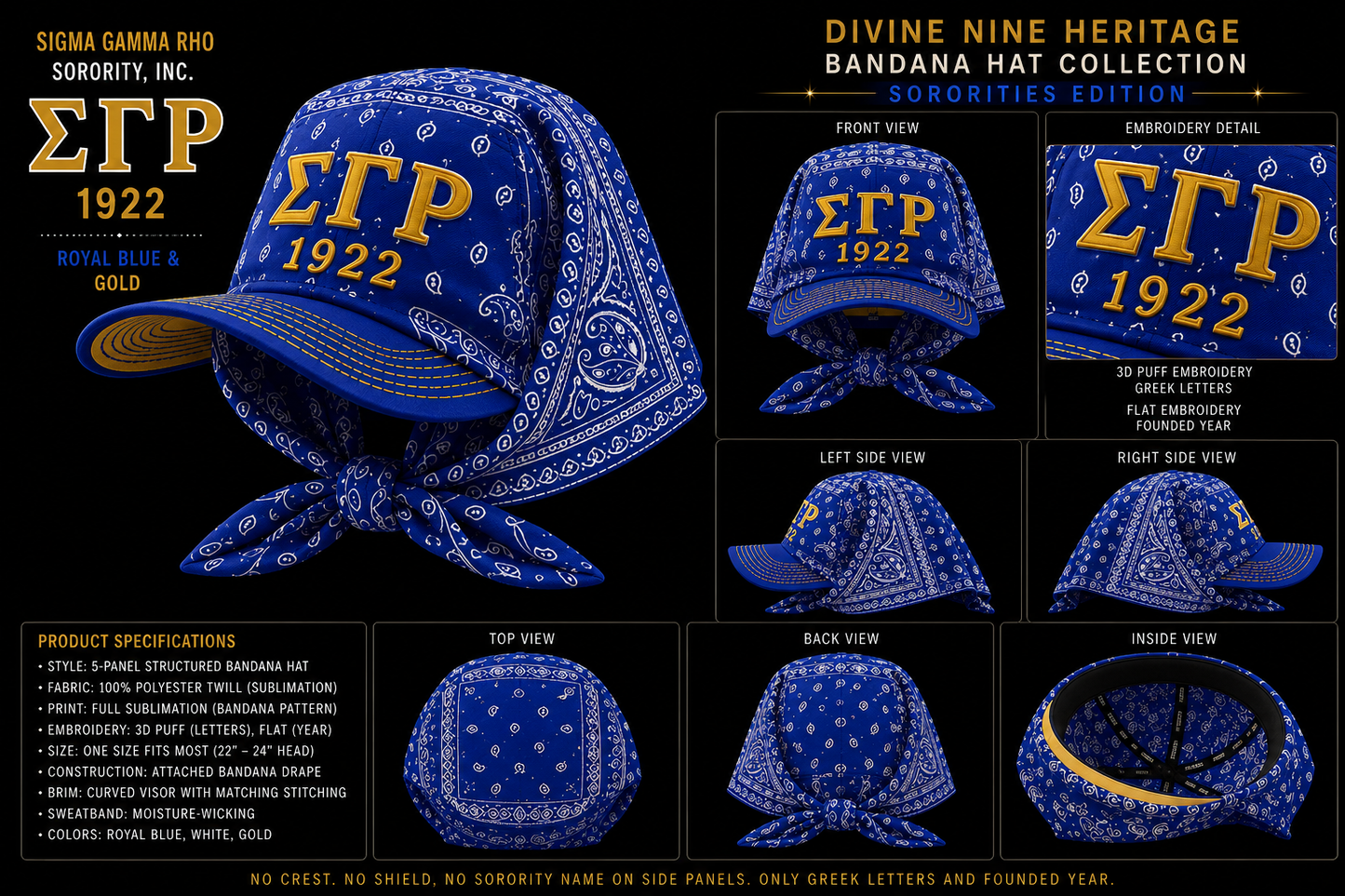 ΣΓΡ - Bandanna Hat Collection