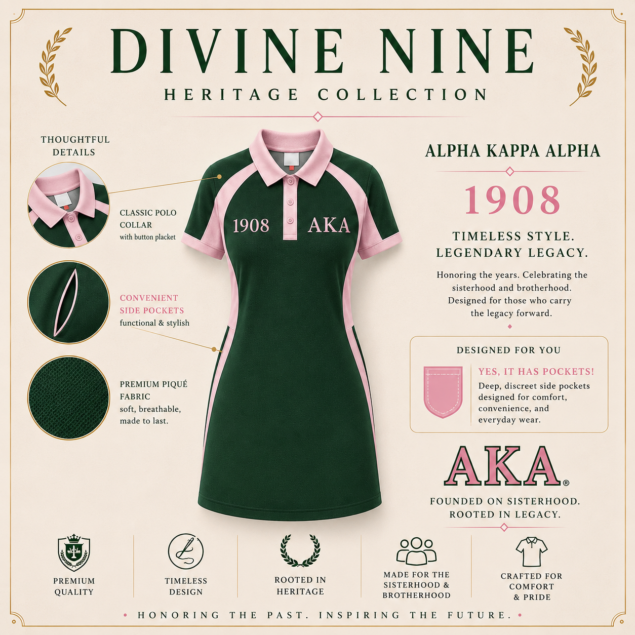 Alpha Kappa Alpha Dress
