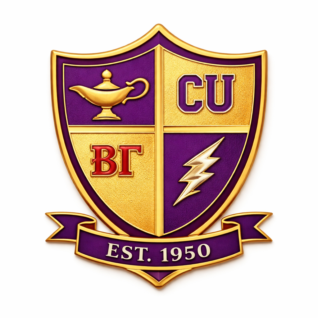 Beta Gamma/CU Shield Premium Lapel Pin – EST. 1950 (Pre-Order)(3weeks for shipping)