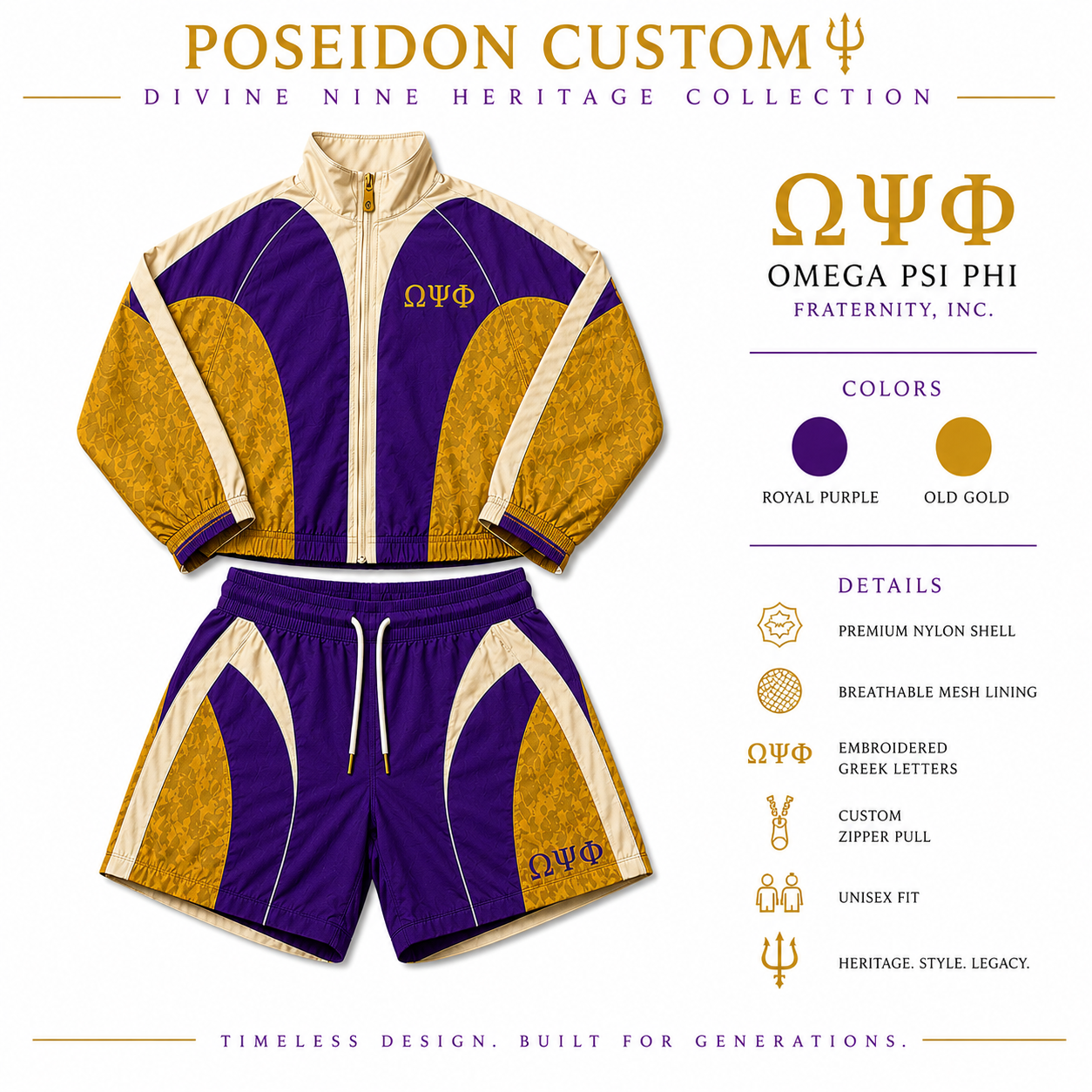 ΩΨΦ windbreaker