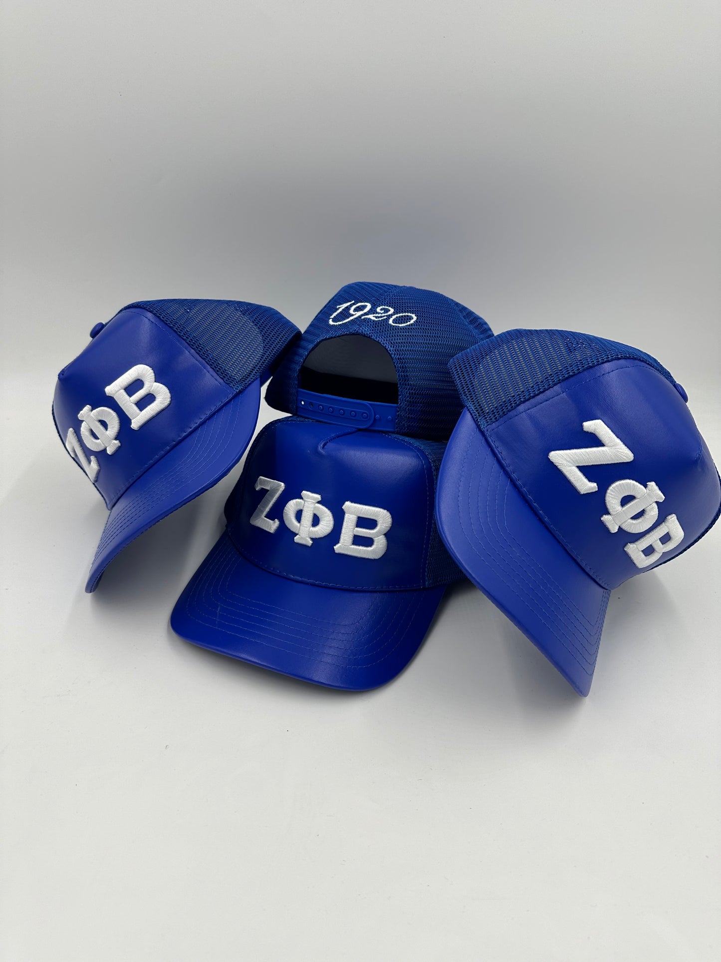 Zeta Phi Beta Leather Trucker