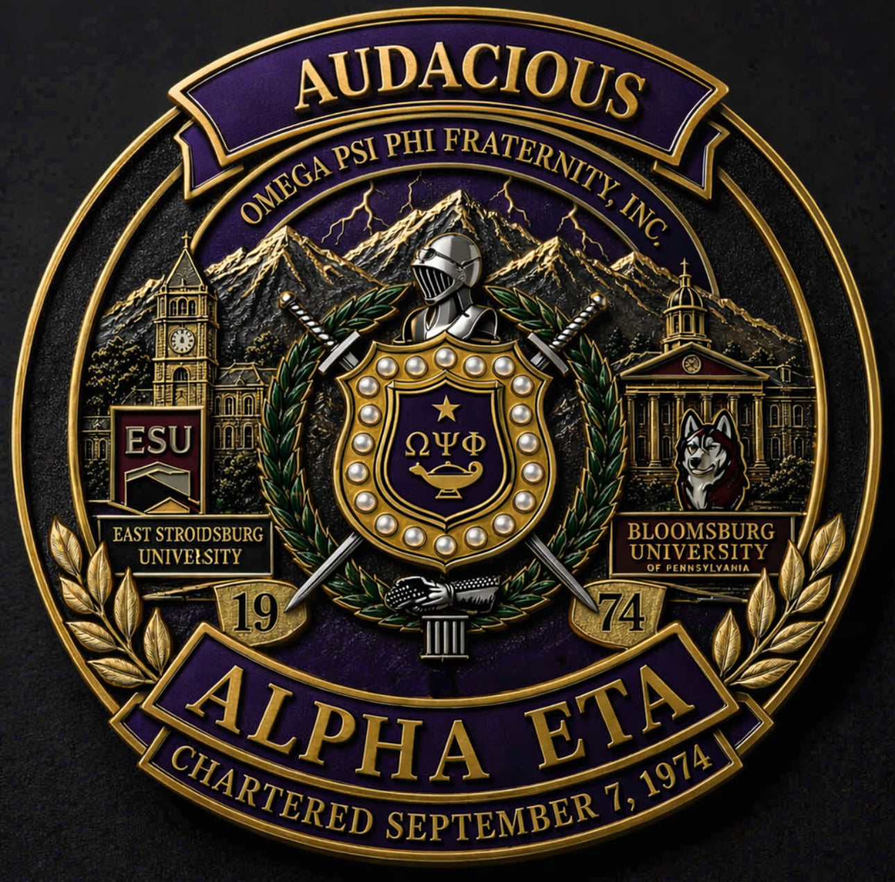 Alpha Eta pin