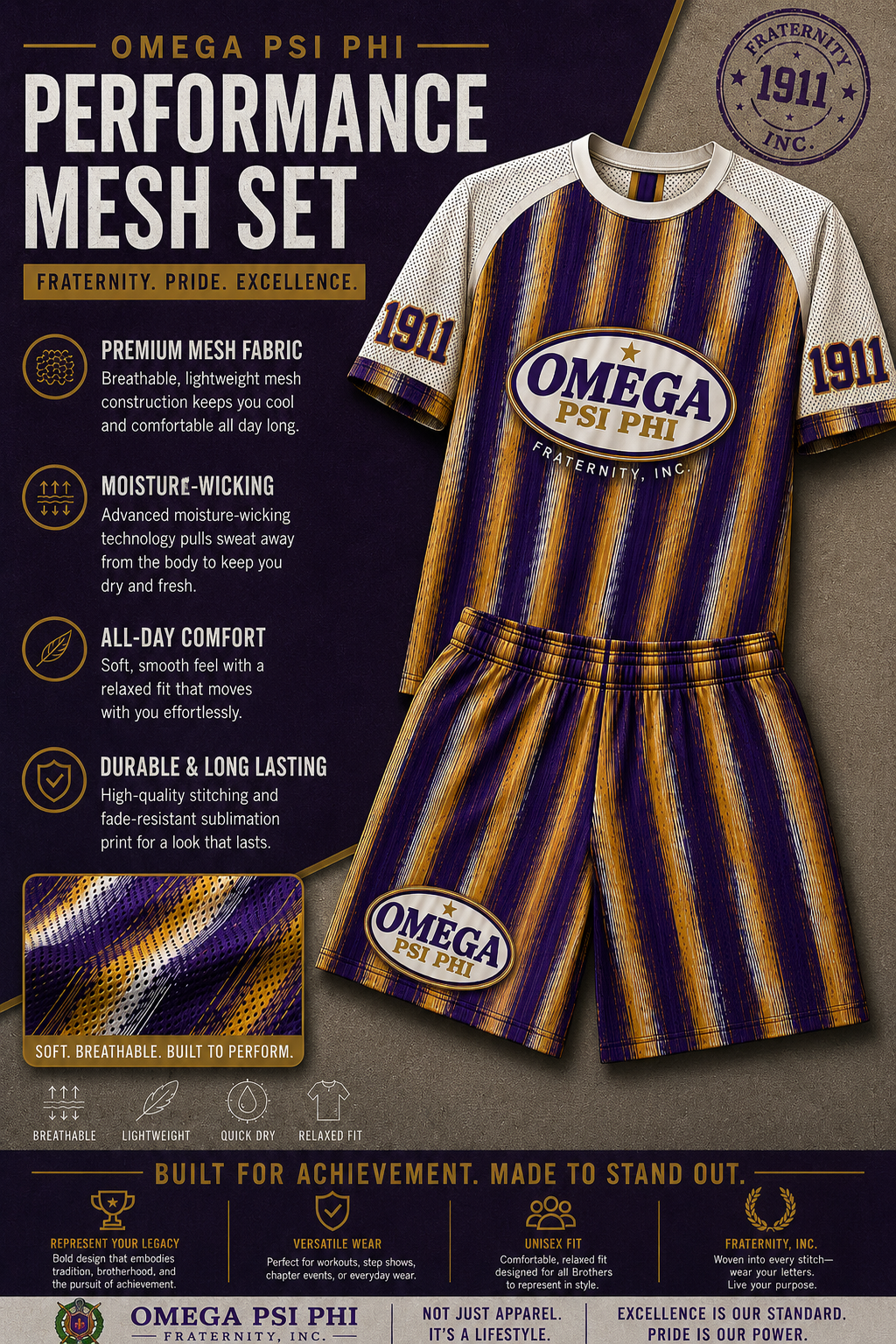 ΩΨΦ Performance Mesh Set
