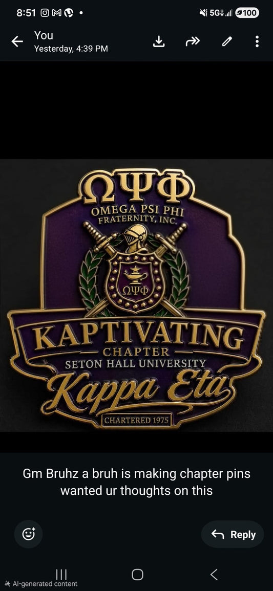 kappa Eta pins