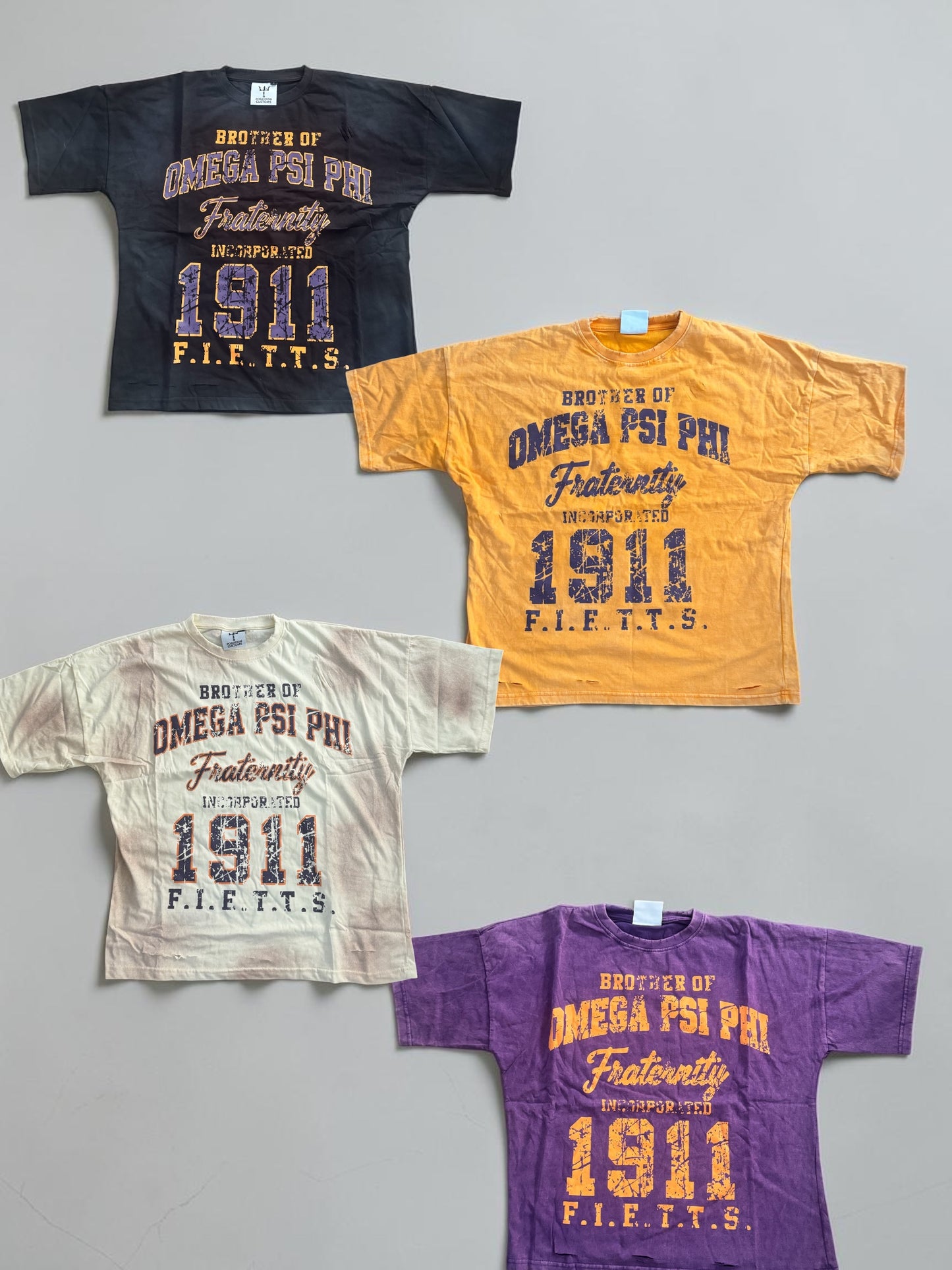 Omega Psi Phi Brotherhood Vintage T-Shirt (Pre Order)