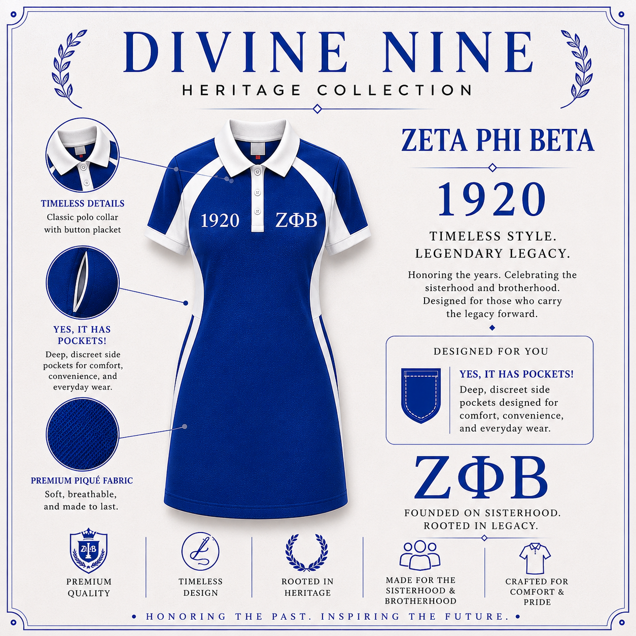 Zeta Phi Beta Dress