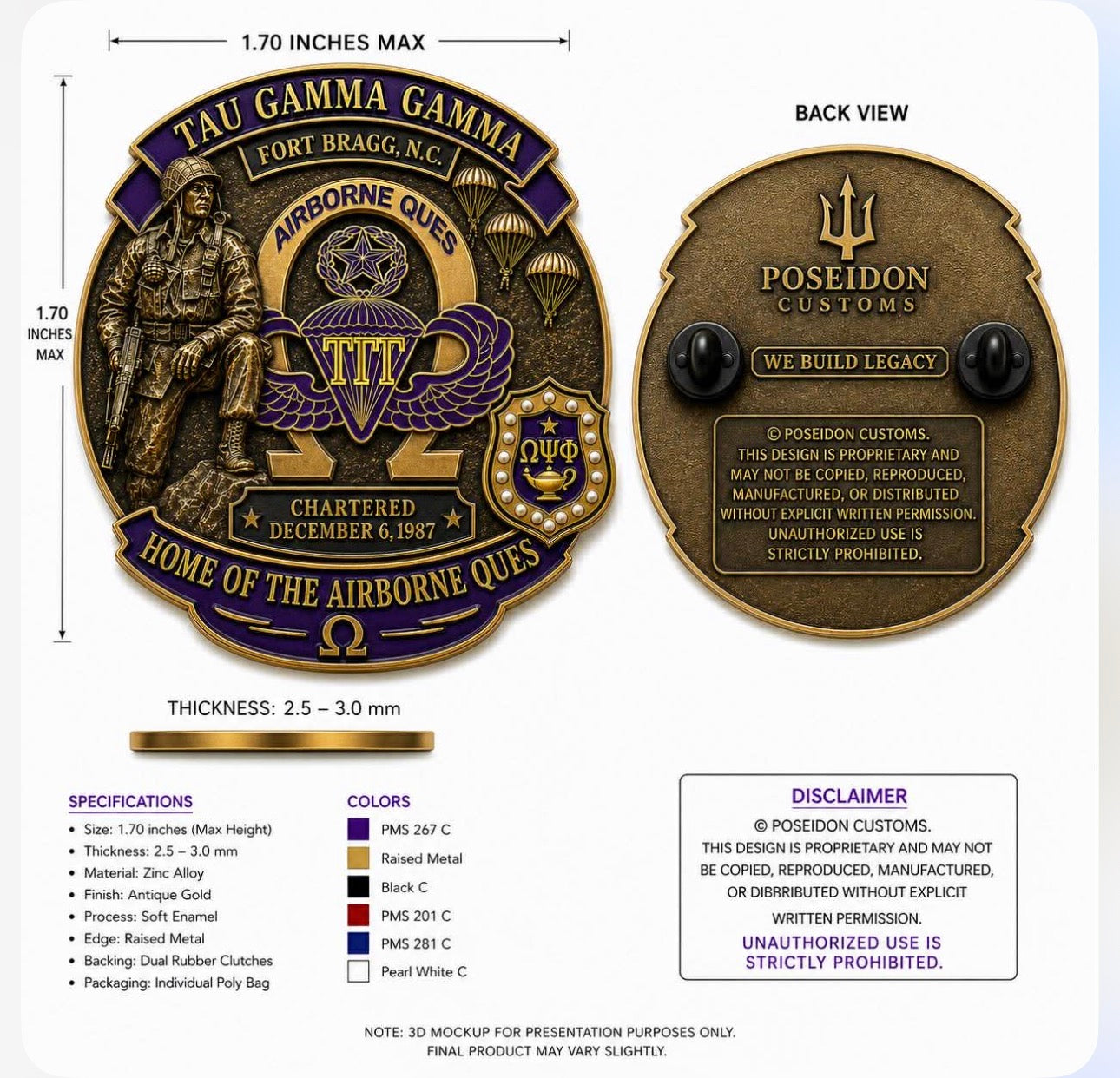 Tau Gamma Gamma pins