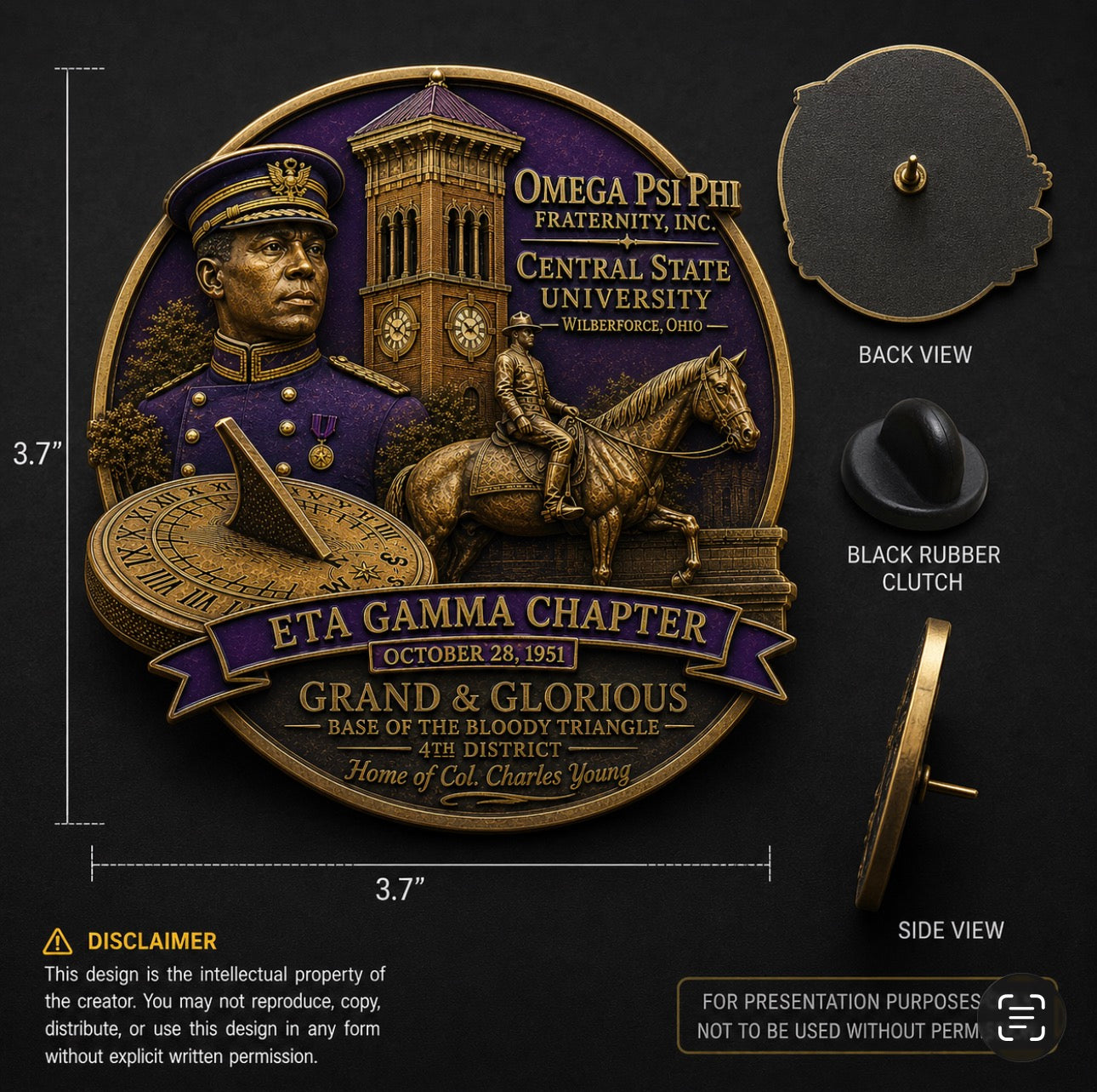 Eta gamma pins