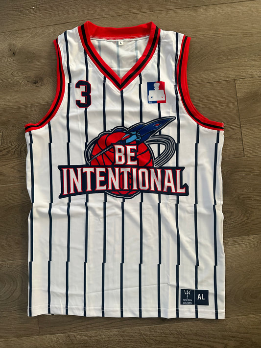 Be intentional basketball jersey