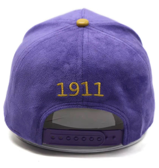 Suede purple hats