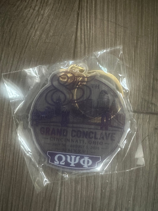 Purple key chains